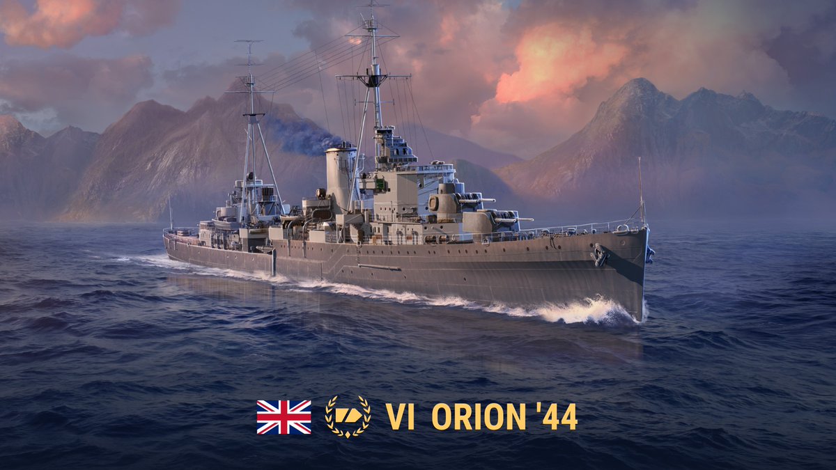 WorldofWarships's tweet image. Orion '44 had the honor of being the first to open fire on enemy positions in Normandy. This Leander-class cruiser saw action from Crete to Cape Matapan, Malta to Sicily.
In-game, she trades raw damage for precision: improved ballistics, high AP penetration, and torpedoes that…
