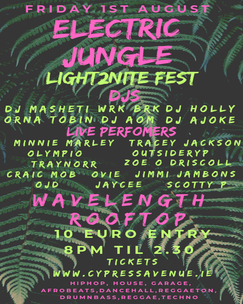 CyprusAveCork's tweet image. Join us for a night packed with live performances and top DJs, spinning everything from hip-hop, house, and garage to afrobeats, dancehall, reggaeton, drum & bass, reggae, and techno. This is a party you won’t want to miss, get your tickets now at cyprusavenue.ie 😉
