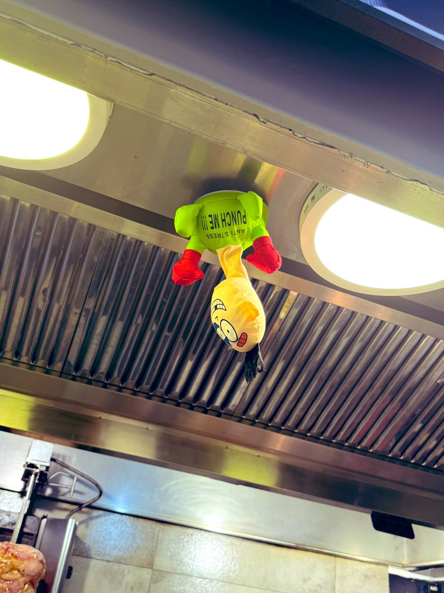 msv430's tweet photo. For all my stressed out teachers, come to #greece and punch this upside down stuffy when feeling stressed out while eating a gyro and looking at the sea. 💙
#Greecevibes #onlyingreece https://t.co/eJ2f8vUPxC