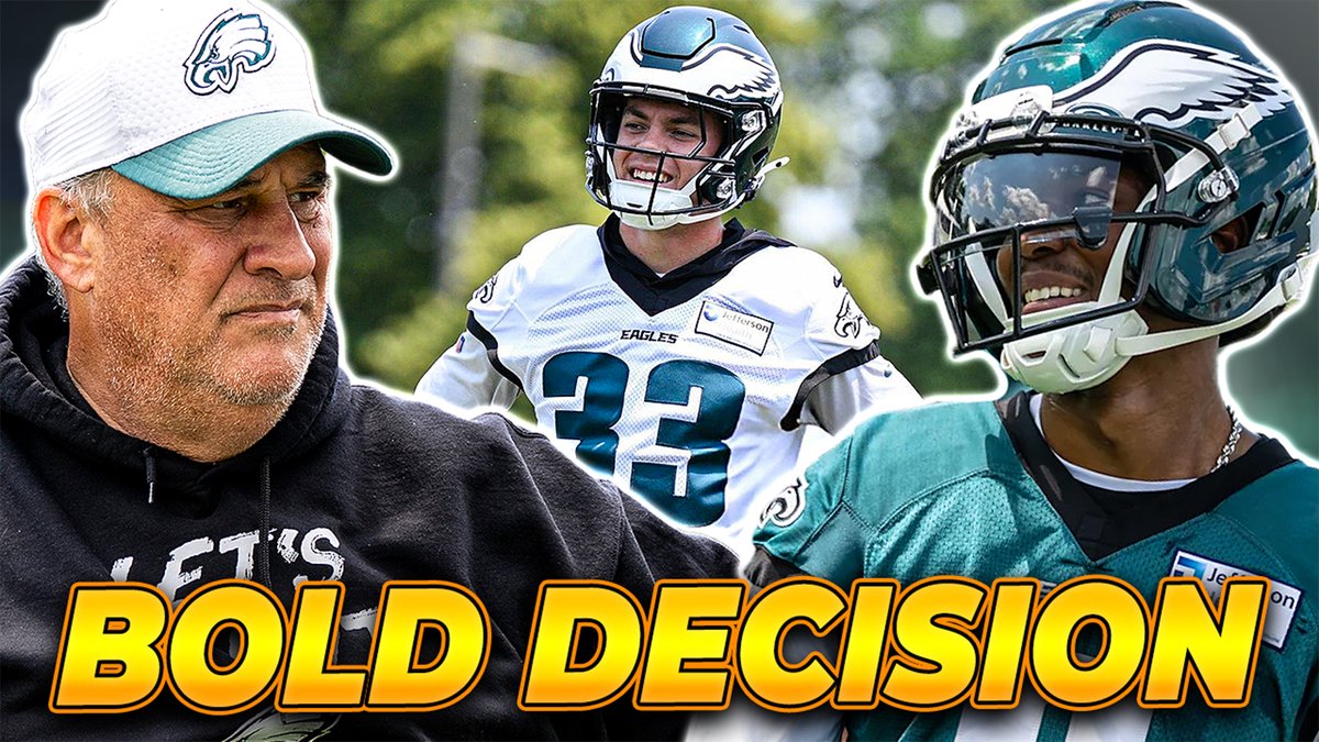 RealThomasMott's tweet image. Vic Fangio confirmed some lofty expectations for Cooper DeJean, Q & JD today 👏
🔥 Rookie CB flashes
🔥 Hurts stays hot
⚡ JC injury latest
Day 2 recap is live! ▶️ youtu.be/nk8OYa2LMHE?si…