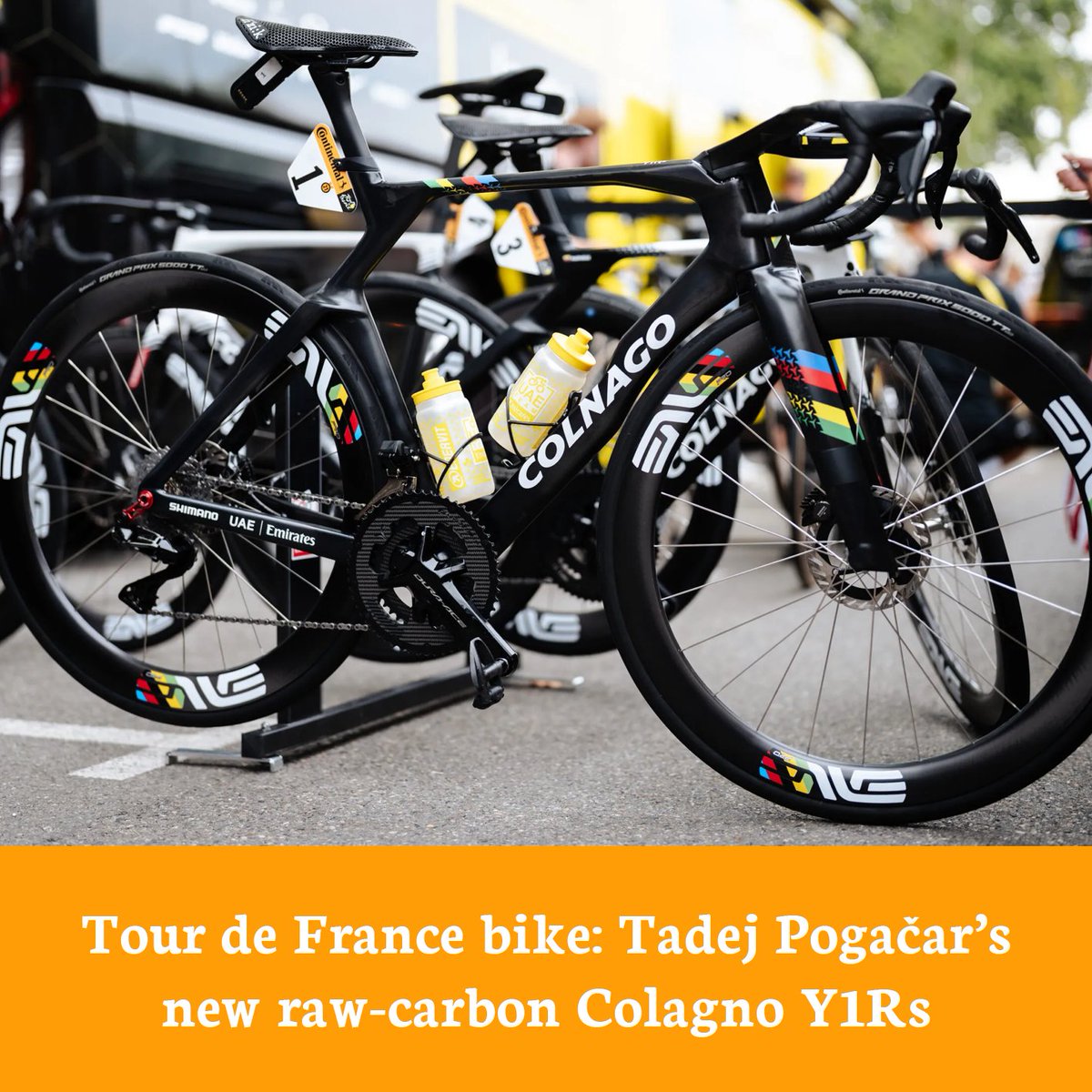 cyclist's tweet image. Tadej Pogačar has turned to the dark side with his new weight-saving Y1Rs.
🔗 Read more: cyclist.co.uk/in-depth/tour-…