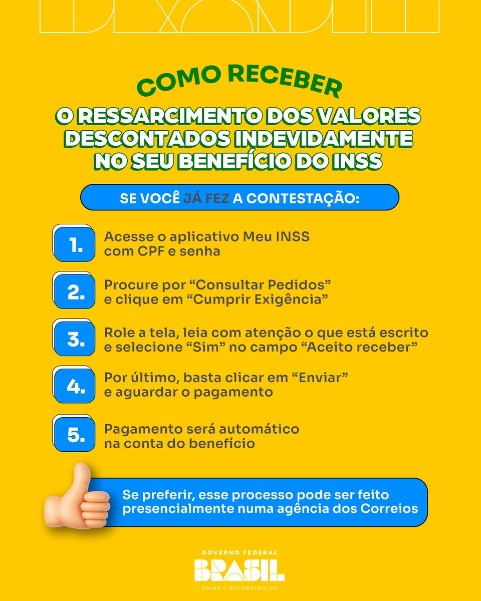 guimaraes13PT's tweet image. ⚠️ Notícia importante!
👉🏽 Aposentados e pensionistas que sofreram descontos indevidos em benefícios do INSS começam hoje, 24 de julho, a receber o dinheiro de volta. Confira o passo a passo para ser ressarcido.
🇧🇷 O Governo @LulaOficial desmontou a fraude, firmou um acordo com…
