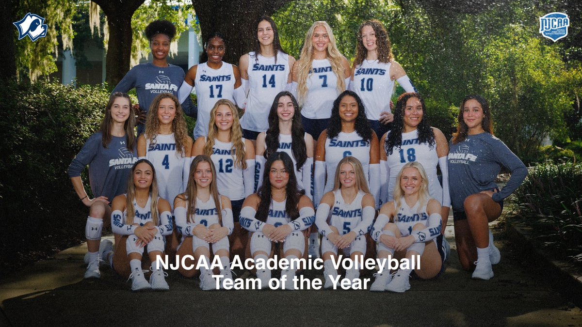 NJCAA Academic Volleyball Team of the Year!

#SicEmSaints | <a href="/SFsaintsvball/">Santa Fe Saints Volleyball</a>