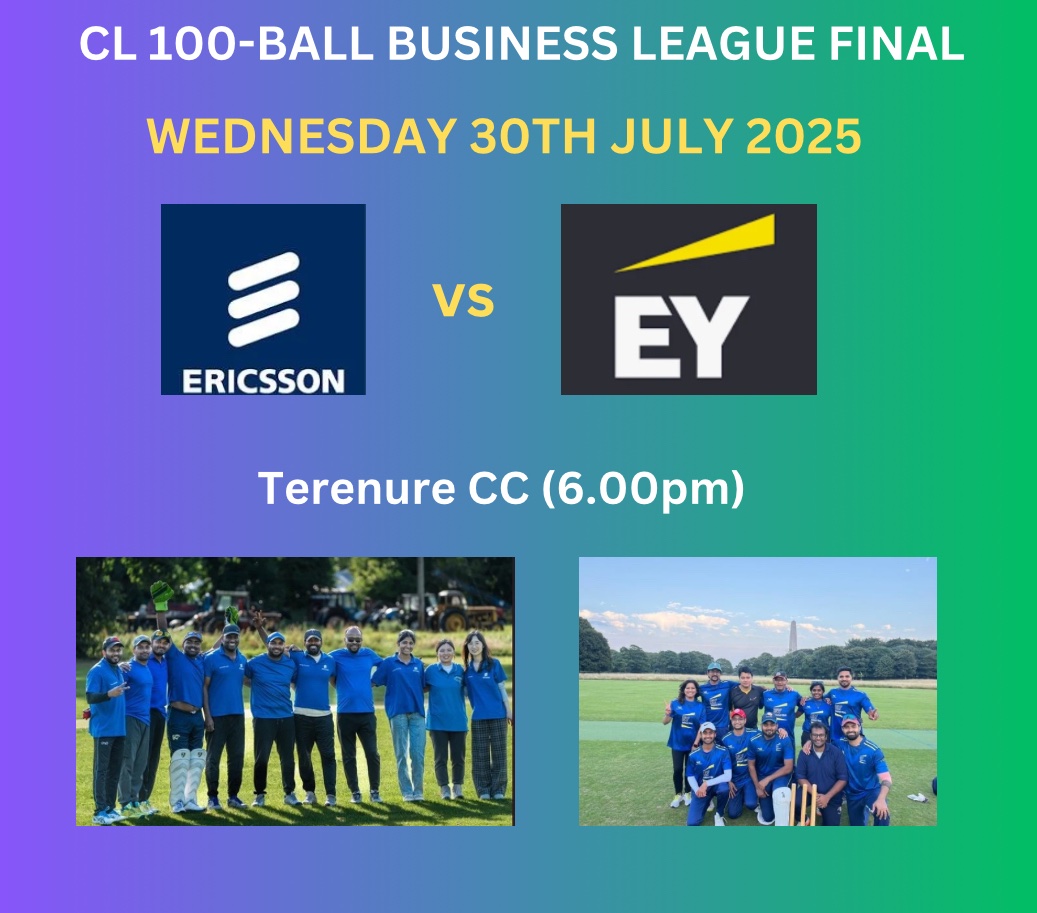 cricketleinster's tweet photo. 🏆CL HBBL GRAND FINAL🏆

@ericsson vs @EY_Ireland 

Wed 30th, 6pm @TerenureCC! https://t.co/0aAmeBcmY0
