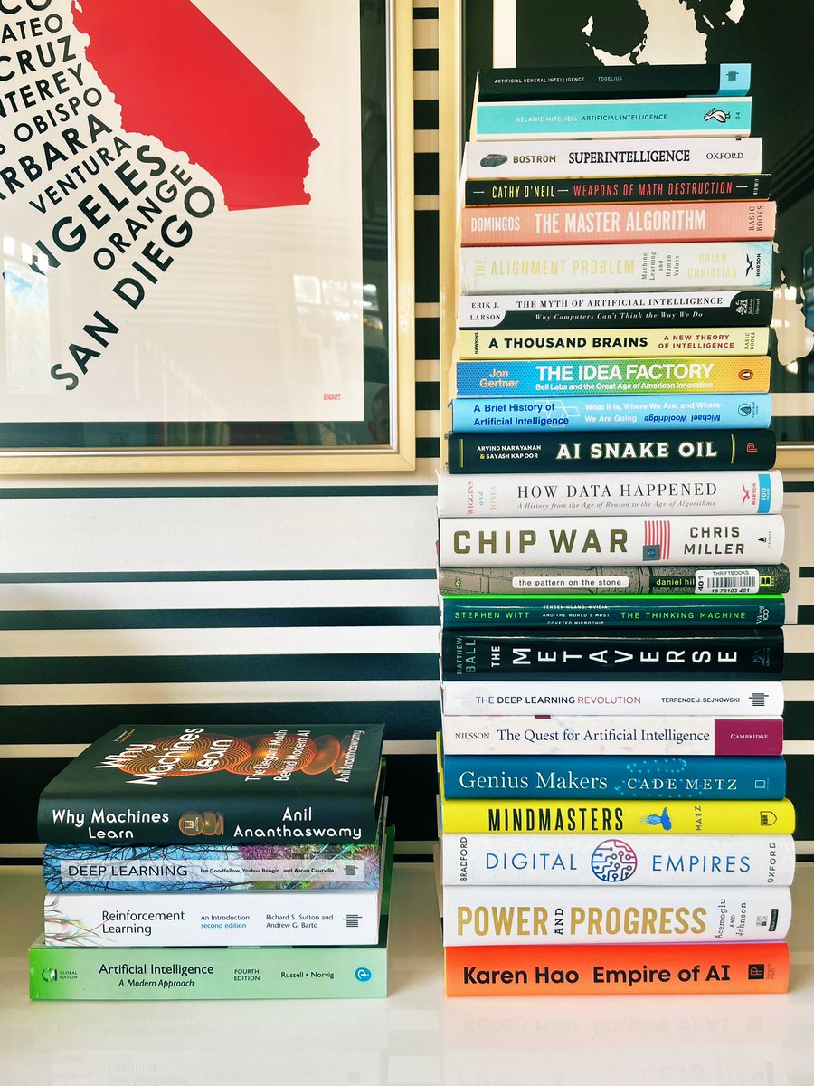 my summer project: distill everything a non-technical decision-maker needs to know about #AI into one coherent &amp; accessible &amp; fun package.

Right side: distill history, ideas, concepts, definitions, examples

Right side: decode math into plain English concepts &amp; analogies