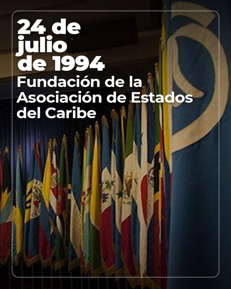 Embassy of Venezuela to Trinidad and Tobago (@embavetrinidad) on Twitter photo Congratulations to the Association of Caribbean States <a href="/ACS_AEC/">Association of Caribbean States</a> on its 31st Anniversary, today July 24th, a regional organization that pursues cooperation, integration and sustainable development in the Greater Caribbean region. Congratulations to the Association of Caribbean States <a href="/ACS_AEC/">Association of Caribbean States</a> on its 31st Anniversary, today July 24th, a regional organization that pursues cooperation, integration and sustainable development in the Greater Caribbean region.