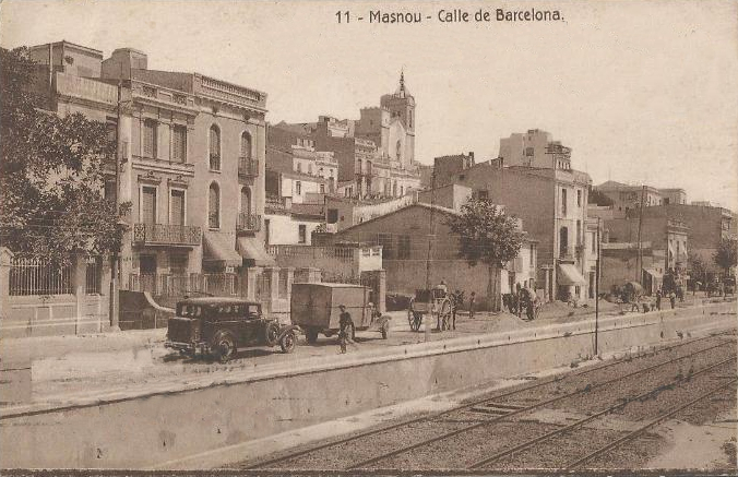 Postal de El Masnou.-