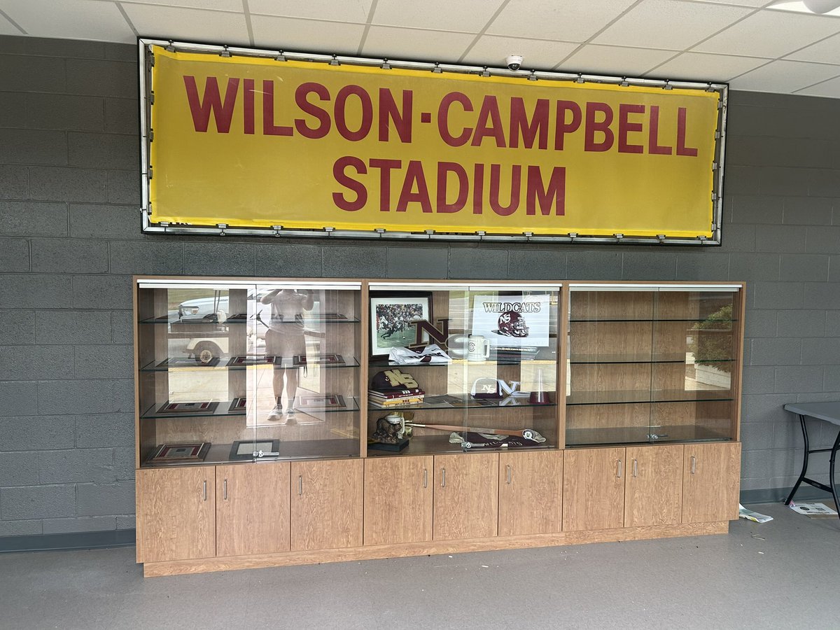 The Hall of fame got a new lift!! Wilson-Campbell Stadium! Special!!