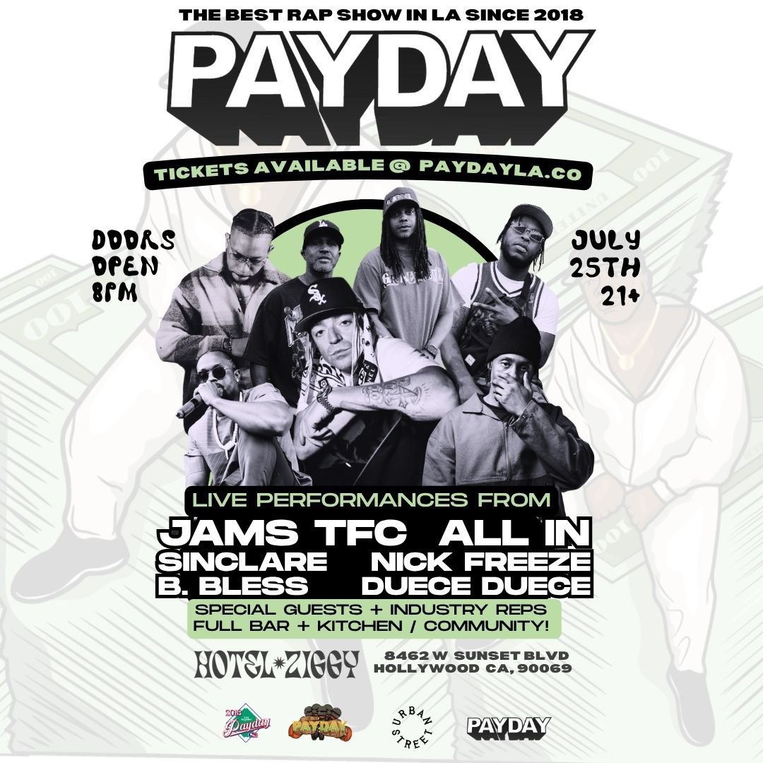 iamnickfreeze's tweet image. TOMORROW NIGHT WILL BE ONE FOR THE BOOKS, DON’T MISS THIS MONTHS @payday_la 💰💰💰
🎟️: posh.vip/f/3584a?t=nick…