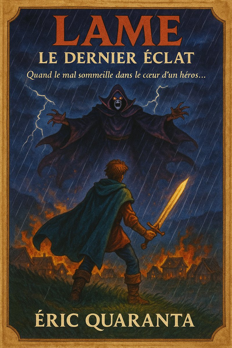eric_studio40A's tweet image. Je vais me faire aider de chatGPT pour terminer un livre d'heroïc fantasy que j'avais commencé à écrire il y a bien 20 ans 😬