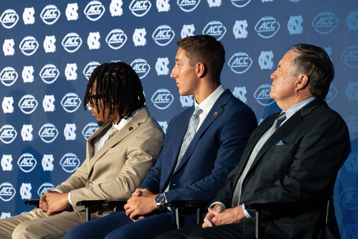 UNCFootball's tweet photo. #ACCKickoff ✅ https://t.co/gZWp5ZNhMs