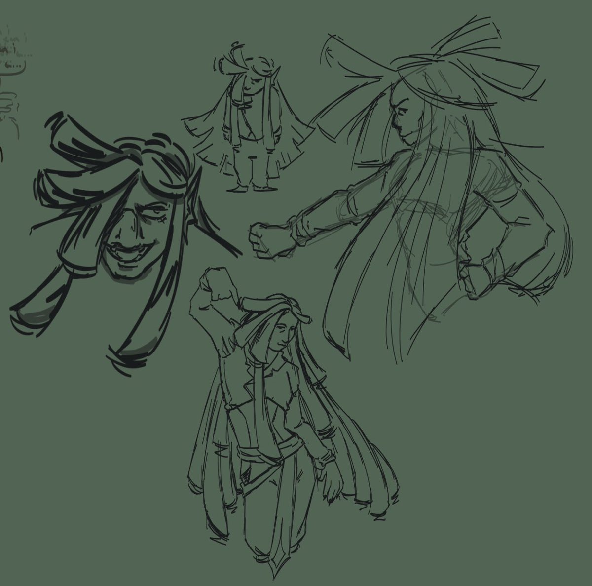 MothsMess's tweet image. go my random doodles (idk what to post on here) #originalcharacters #deepwoken