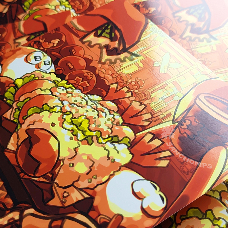 「mouthwateringly crispy printed with high」|sancho 🔆 shop open!!のイラスト