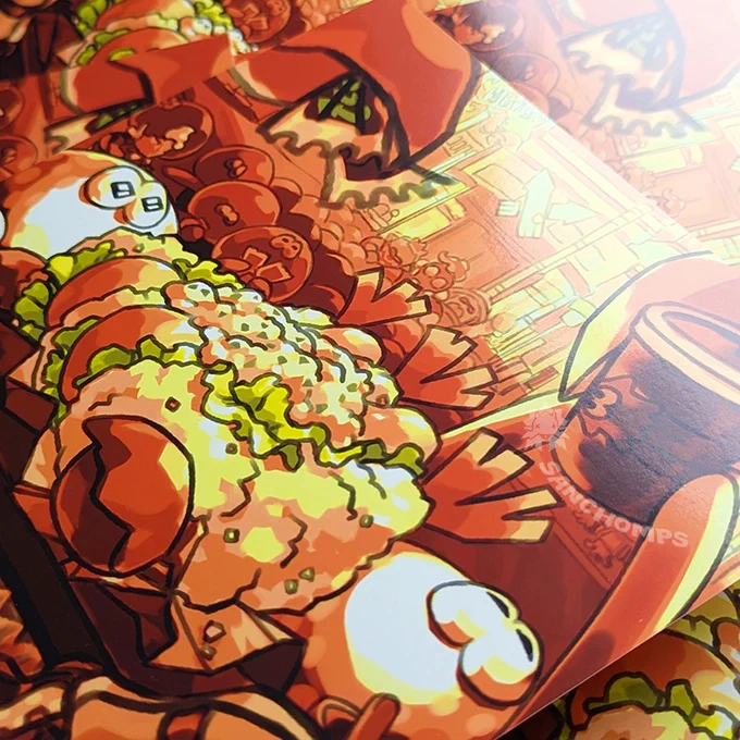 mouthwateringly crispy printed with high quality ink, making every detail crisp(y). shop update on saturday, july 26 at 5 pm ET!