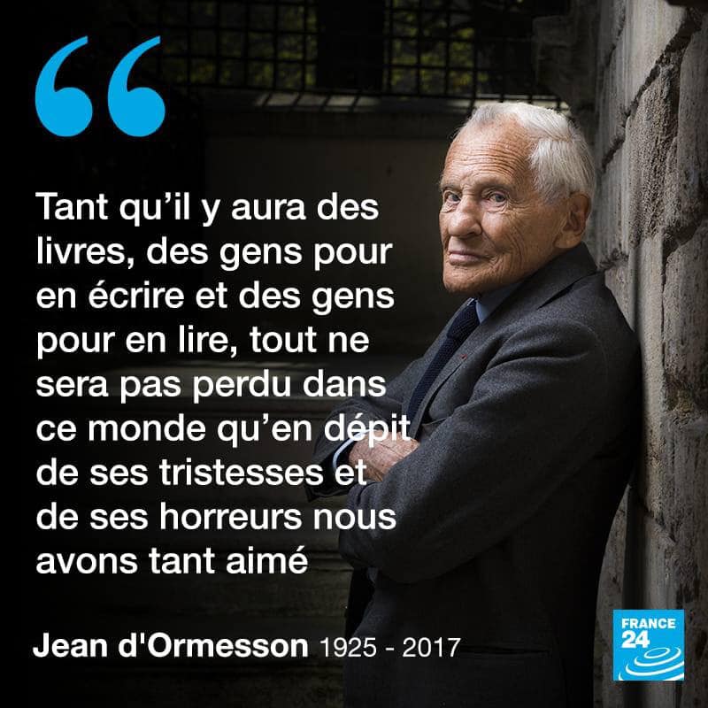 Belle journée à vous, à nous, à toi, à moi… 📚 
#citation #jeandormesson