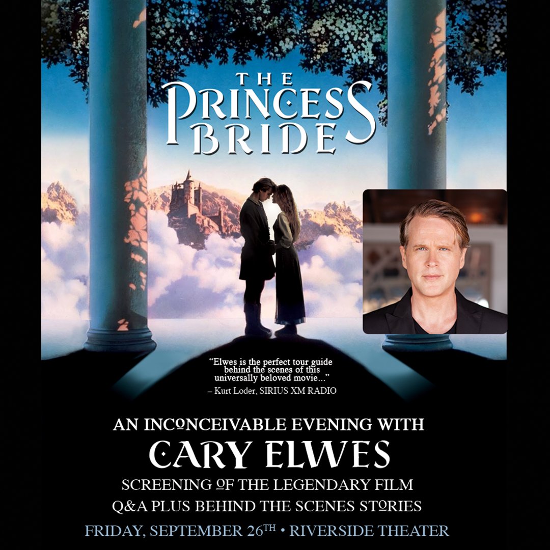 PabstTheaterGRP's tweet image. MAWAGE! Mawage is what brings us together today!! And perhaps a screening of The Princess Bride... Join us on Friday, September 26th for An Inconceivable Evening with Cary Elwes & Screening of The Princess Bride featuring a Q&A plus behind-the-scenes stories.
Tickets available…