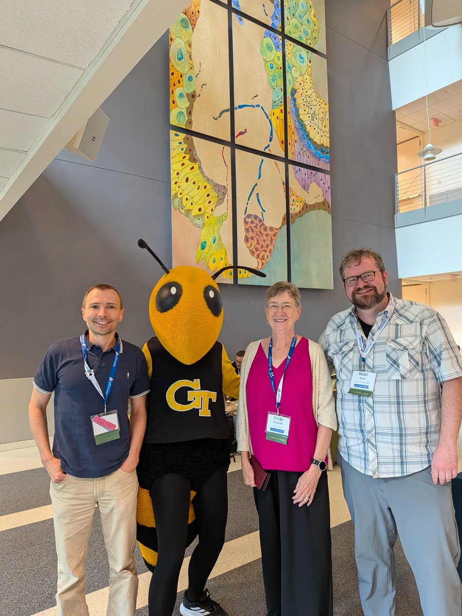 ibbgatech's tweet image. Congrats to the AMS 2025 poster winners! Today is the final day of the 4-day Advancing Mass Spectrometry for Biophysics and Structural Biology conference showcasing top science and ideas between leaders and new-comers to the biology/mass spectrometry.
#IBB #AMSConference