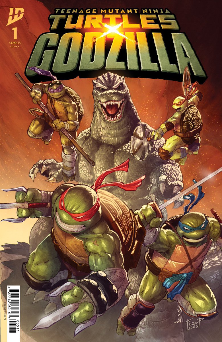 GodzillaLets's tweet image. We’re getting a Godzilla x Teenage Mutant Ninja Turtles Crossover!