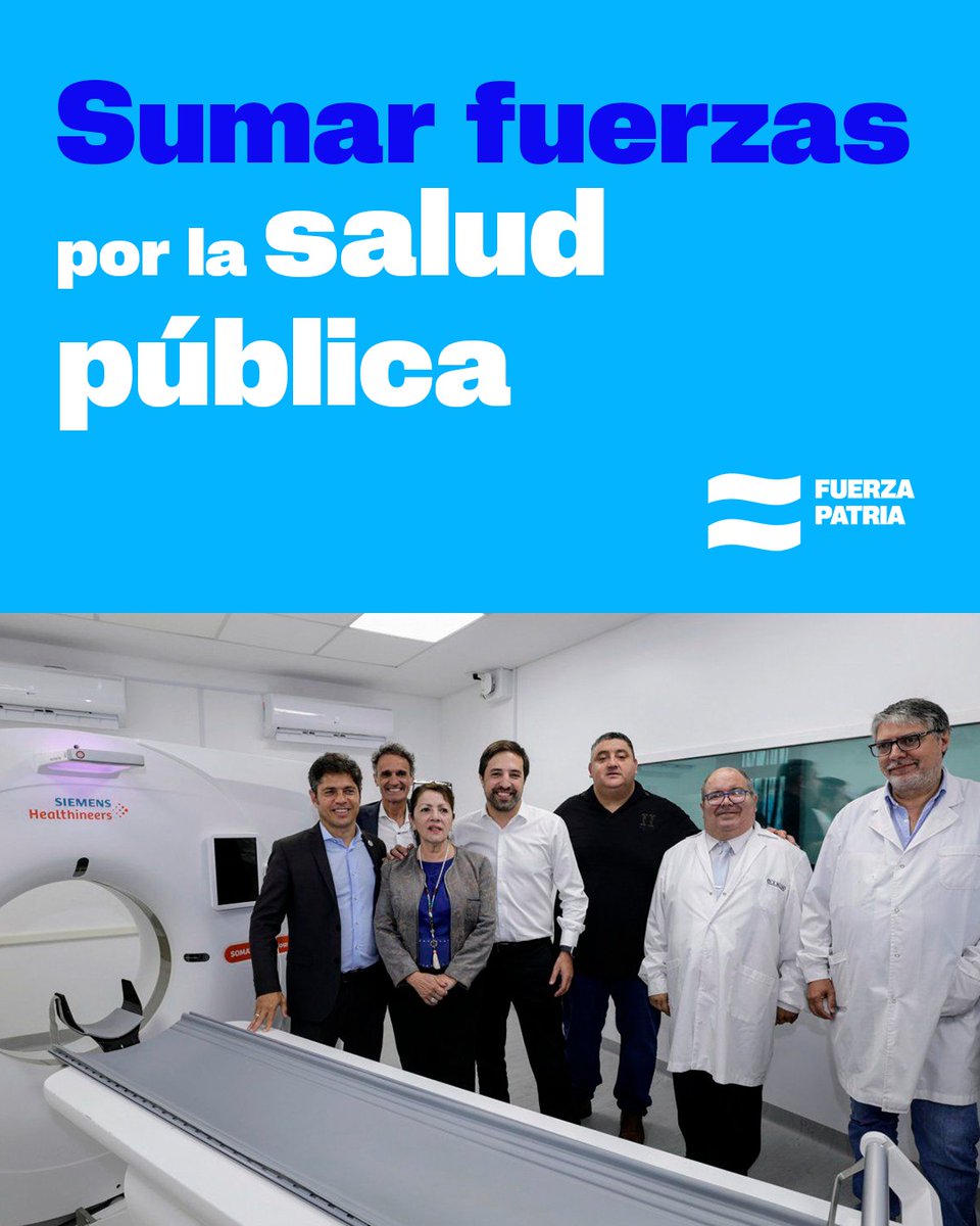 SUMAR FUERZAS por la salud pública 🇦🇷 #FuerzaPatria