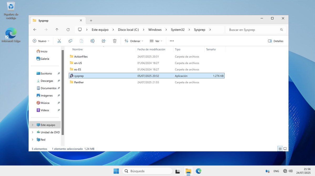 SoyITPro's tweet image. No sé si seré solo yo pero Sysprep en #WindowsServer 2025 está dando problemas.

La máquinas se bloquea cuando finaliza el proceso de Sysprep y hay que apagarla forsozamente. 

Confirmen si les ha pasado. 🤔