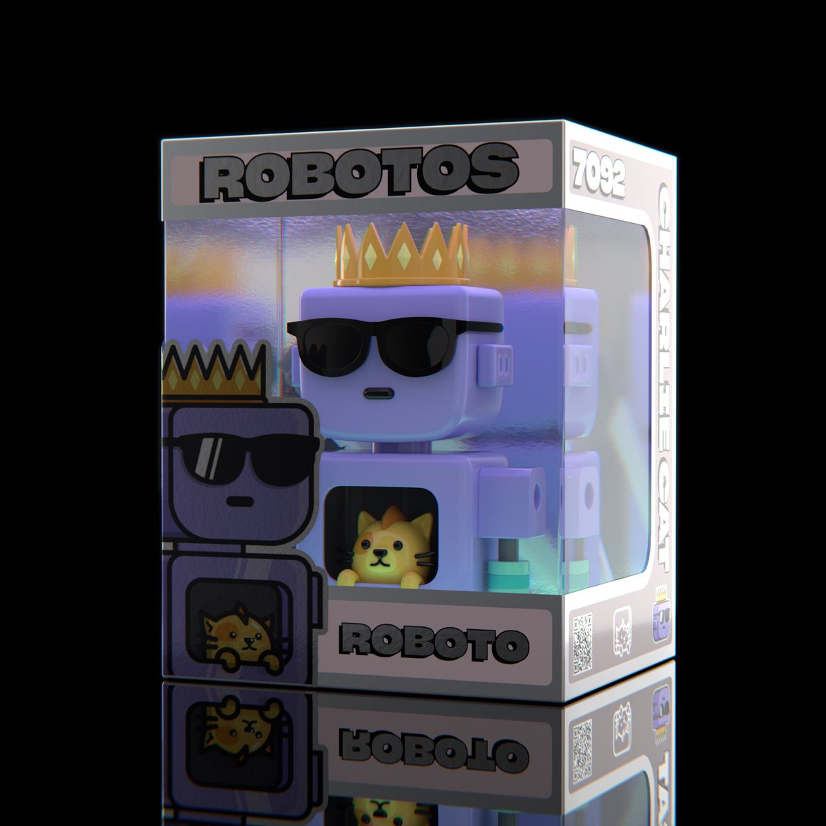 MoonIsTheEnemy's tweet image. I finished a model of my @robotosNFT 🤖