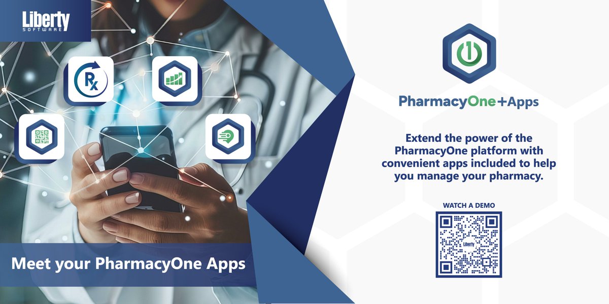 Tired of clunky, outdated pharmacy software? Meet Liberty Software, designed by pharmacists for pharmacists. Boost profitability, improve safety and streamline your workflow with their all-in-one platform. Schedule a demo today: info.libertysoftware.com/aap-member-dem…