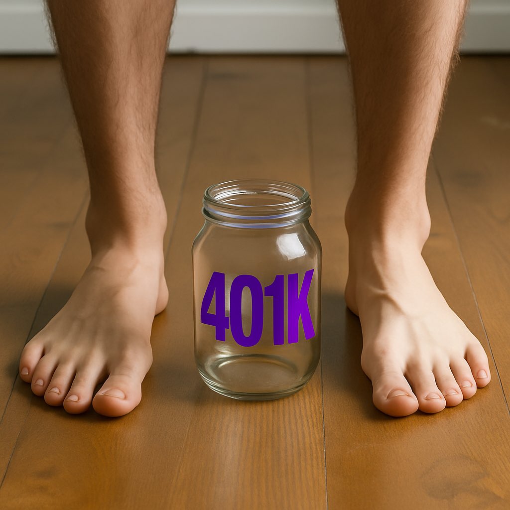 Tchellie1's tweet image. I’m just one man, one #401K