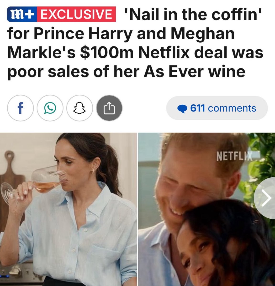 duchess_salty's tweet image. The nail in the coffin is the hated #Unsussexfuls
Nobody is remotely interested in Hazbeen or his d-list cable extra 🤭
They’re both social pariahs on both sides of the pond.
They’re the most hated self indulgent, self absorbed narcissists on the planet. 🤭