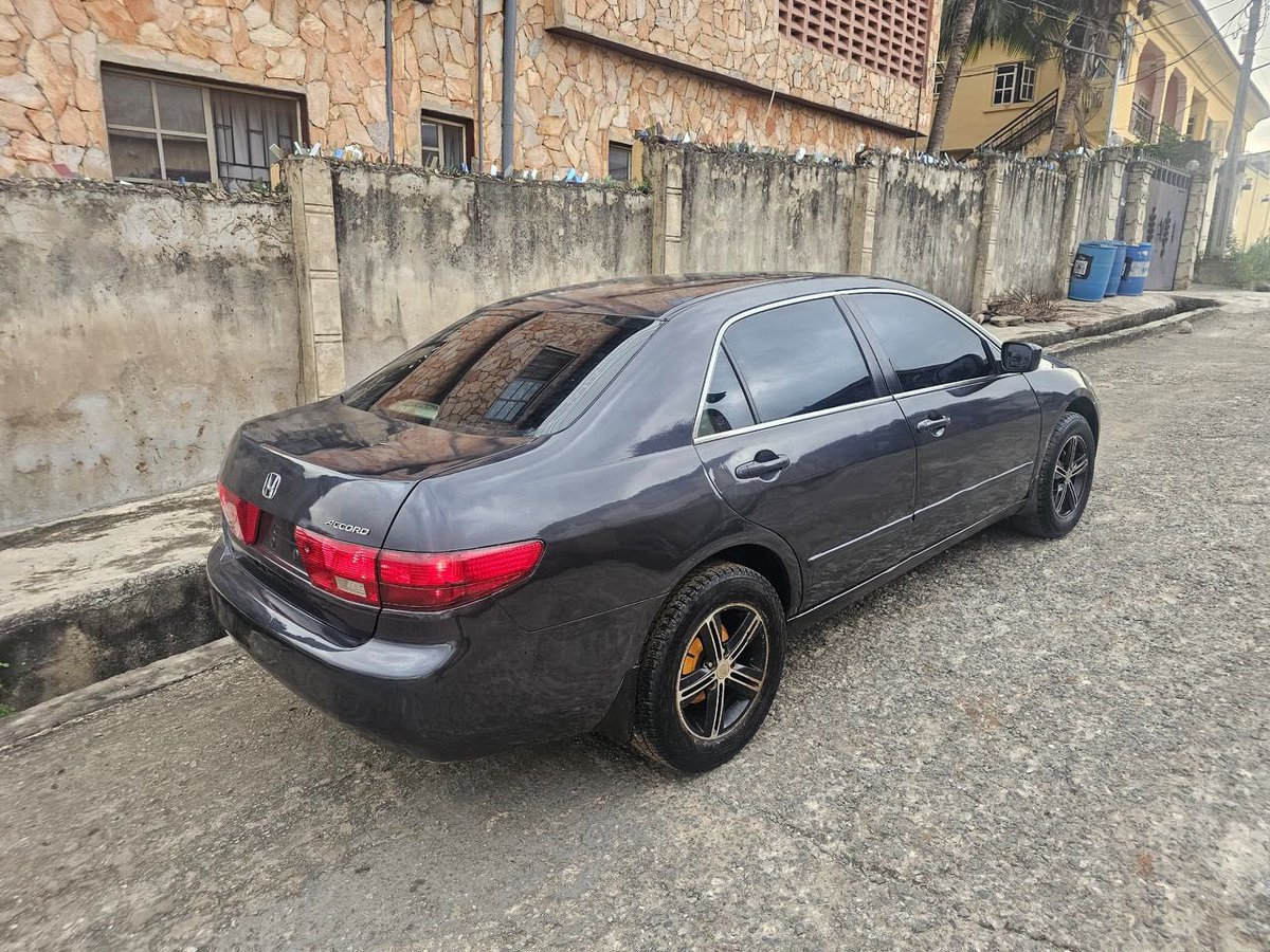 AzMarshallAutos's tweet image. Superb Crystal Clean 
Registered ® || First body 
2005 Honda Accord
Oven Baked on first body
Untouchable Engine
Gear and Ac 💯
Everything is working Perfectly
Clean as in and Out ✨
Nothing to Fix 
PRICE: 3.5 Millionaire
Location: Lagos, Nigeria 🇳🇬
