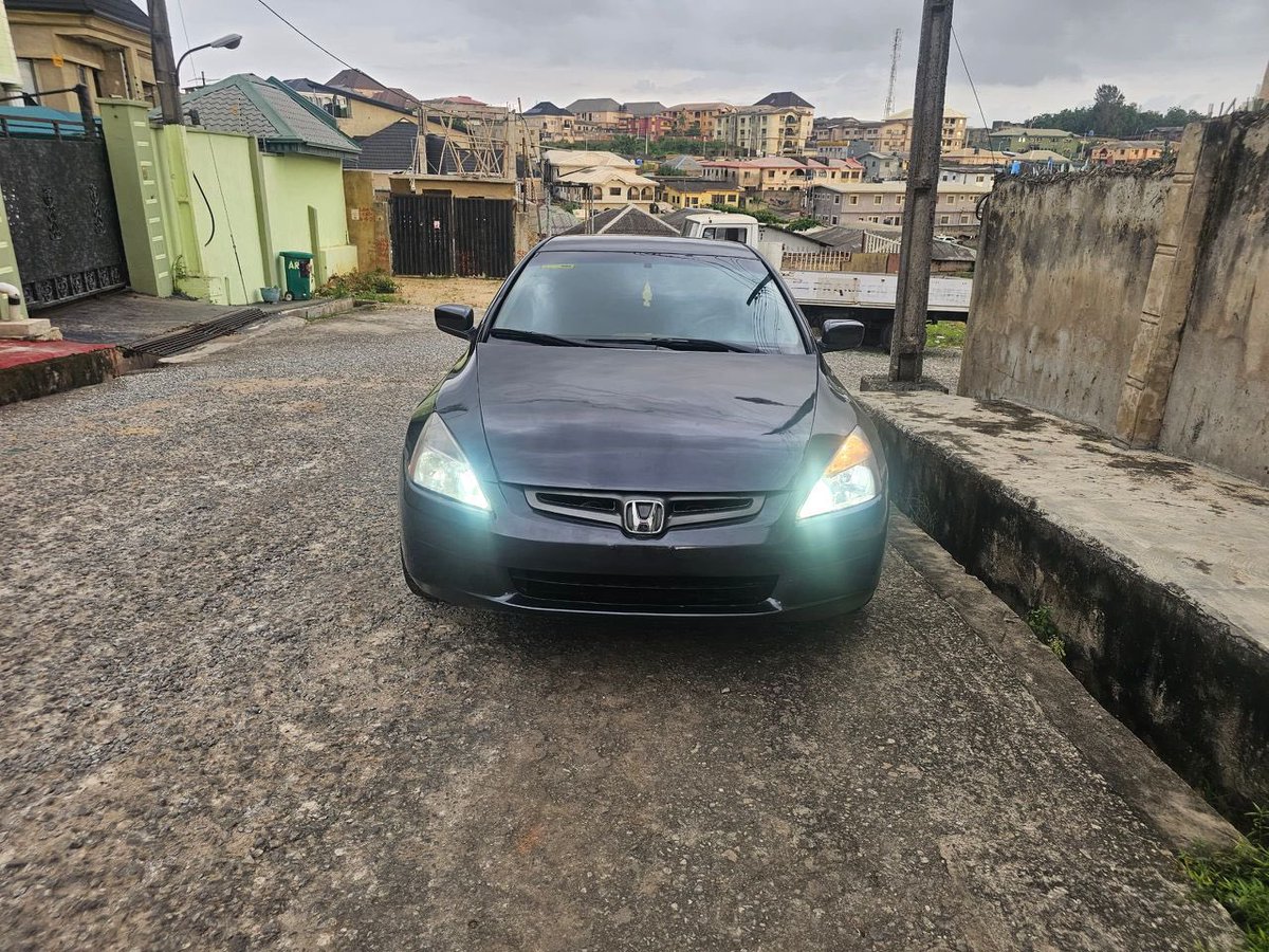 AzMarshallAutos's tweet image. Superb Crystal Clean 
Registered ® || First body 
2005 Honda Accord
Oven Baked on first body
Untouchable Engine
Gear and Ac 💯
Everything is working Perfectly
Clean as in and Out ✨
Nothing to Fix 
PRICE: 3.5 Millionaire
Location: Lagos, Nigeria 🇳🇬