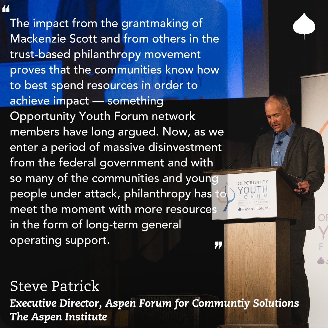 Forum for Community Solutions (@aspenfcs) on Twitter photo Nonprofits and philanthropy are operating in a new and complex environment shaped by a polarized and unpredictable political climate. How can funders respond in this moment of complexity?
➡️ Read our latest blog in partnership w/ <a href="/CEPData/">Center for Effective Philanthropy</a> to learn more:
cep.org/blog/getting-p… Nonprofits and philanthropy are operating in a new and complex environment shaped by a polarized and unpredictable political climate. How can funders respond in this moment of complexity?
➡️ Read our latest blog in partnership w/ <a href="/CEPData/">Center for Effective Philanthropy</a> to learn more:
cep.org/blog/getting-p…