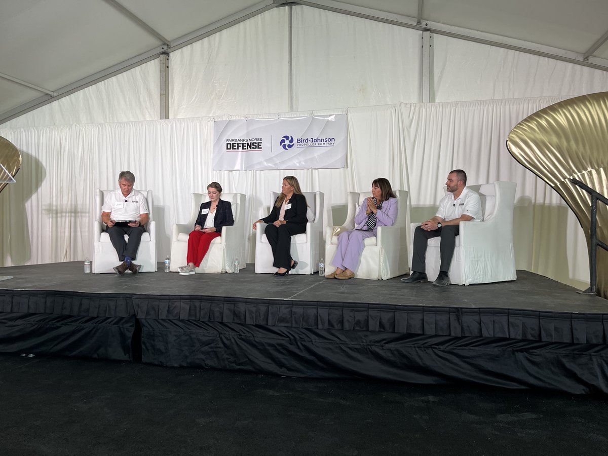 Last week, our team celebrated the <a href="/FairbanksMorse/">Fairbanks Morse Defense</a>  Defense official ribbon-cutting ceremony at the Pascagoula Foundry. This event marked a successful acquisition of the Rolls-Royce Naval Propulsion business!