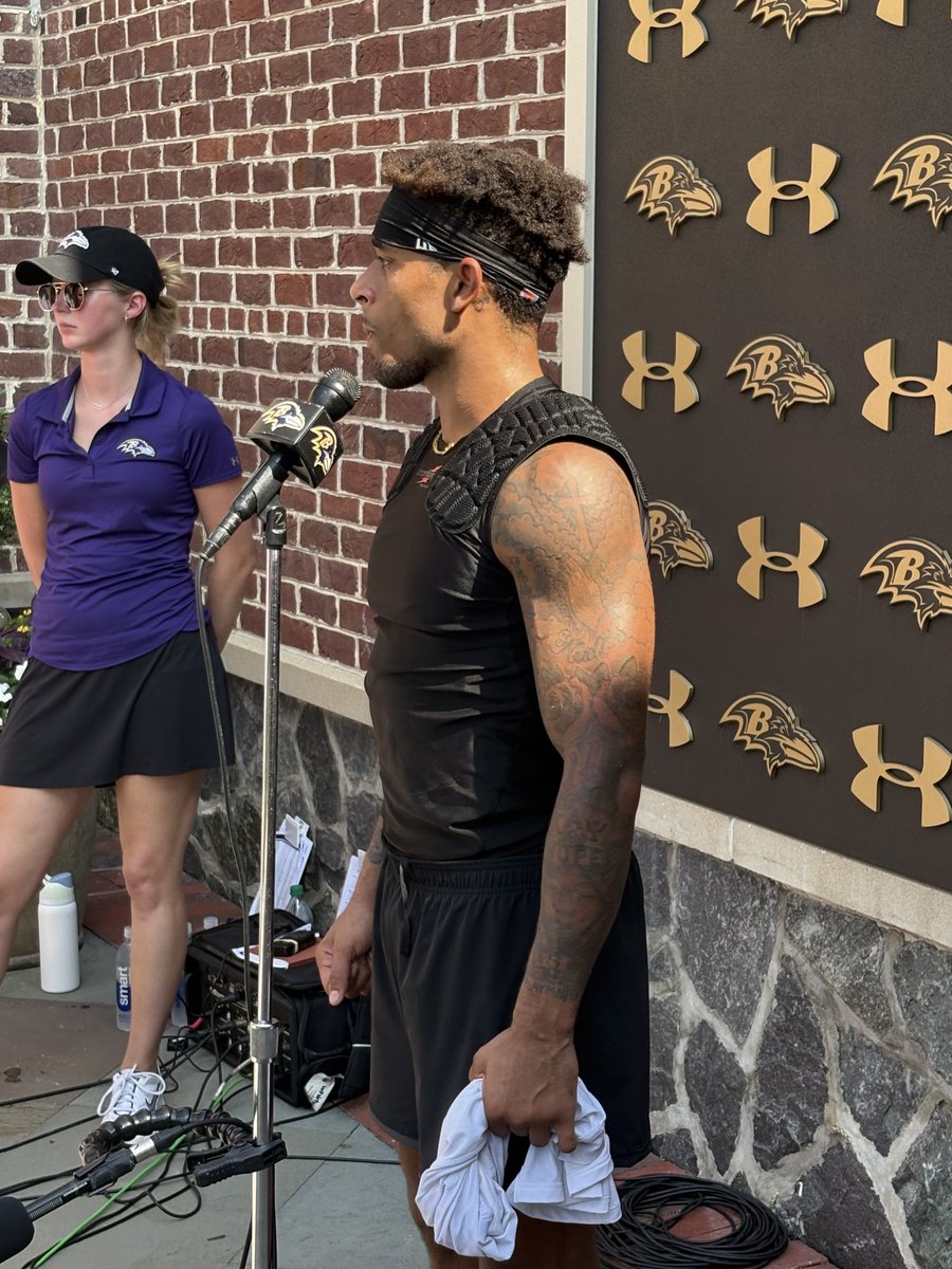 ryanmink's tweet image. Jaire Alexander says he loves watching Marlon Humphrey play and is enjoying this secondary:
“I thought I was weird. He might have me beat.” 😂