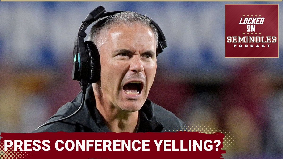 LO_Seminoles's tweet image. Why was Mike Norvell yelling during ACC media days?
🎧open.spotify.com/episode/6guvW6…
📺youtu.be/FQJpMdEHCIk