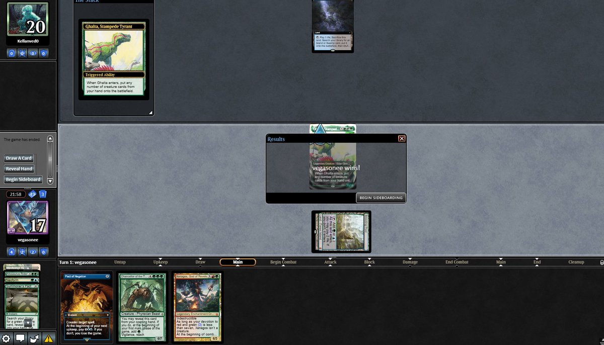 Natity97's tweet image. And you?
Have you ever won on turn 1?? 😏

Now that’s Magic: the Gathering, baby! 🧙‍♂️💥

#FairMagic #TurnOneOrBust #JustComboThings #ModernIsFine #WizardsPlz #PeakMagic #NothingToSeeHere 😇