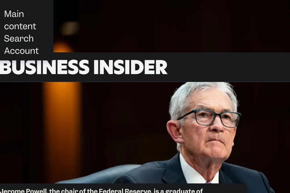 "Federal Reserve Chair Jerome Powell says he didn't major in economics because he saw it as 'boring and useless'

As Powell gave the Baccalaureate address at Princeton, where he  graduated with a degree in politics, he recounted his path to a career  that included the private