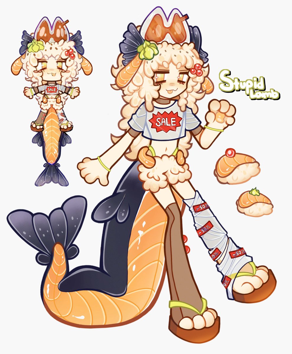 SStupidLambb's tweet photo. yammy sushi🍣
#digitalart #adoptable https://t.co/yFU4A7dSC0
