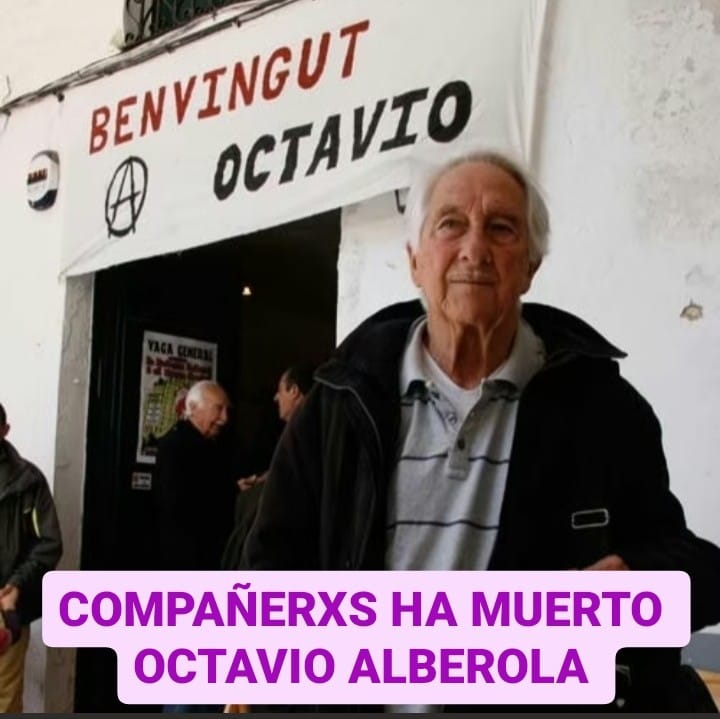 Luchador irreductible, Octavio nos abandonó ayer, 23 de julio, en Perpiñán, Francia, a los 97 años.Vuela Alto Hermano Octavio.

Siempre en nuestros corazones.💜🐭🔥

¡Muerte al Estado y viva la Anarquía!

 editorialimperdible.com/2025/07/24/com…