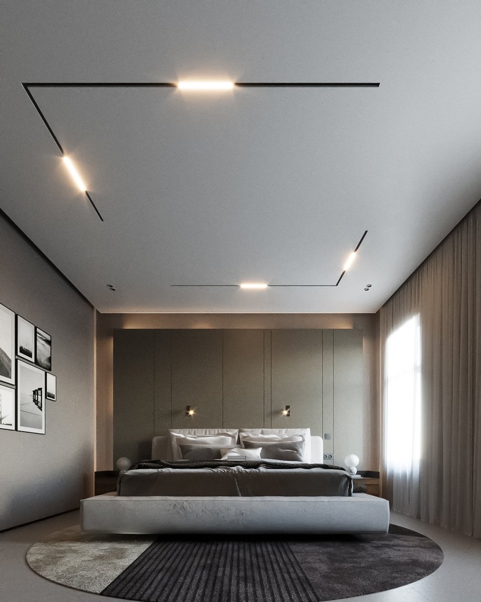 therealfunsho's tweet photo. A minimalist bedroom rendered to feel as serene as it looks. Balanced tones, soft textures, and ambient light create a space where design meets stillness.

🛏️: Modeled in Revit
🖥️: Rendered in 3ds Max + Corona

#InteriorRender #Revit #CoronaRenderer #3dsMaxDesign https://t.co/qvOQPEqMAj