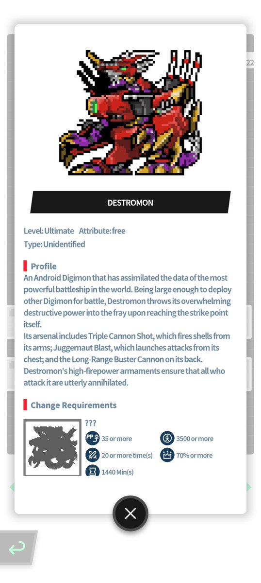 SinnohJohn's tweet image. Finally managed to unlock this digimon. Now on to the final push for Galaticmon.