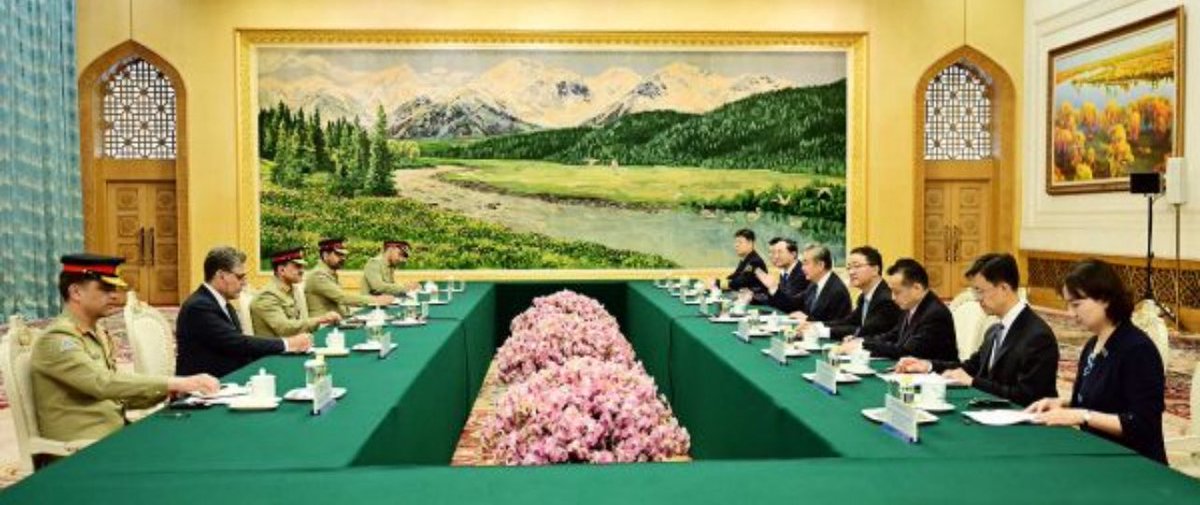 Pakistan’s Army Chief Field Marshal Asim Munir is in China. He had a meeting with the Chinese Foreign Minister Wang Yi

Key points- 

-The Pakistani military would continue to make efforts for the development of China-Pakistan relations.

The two sides have always firmly
