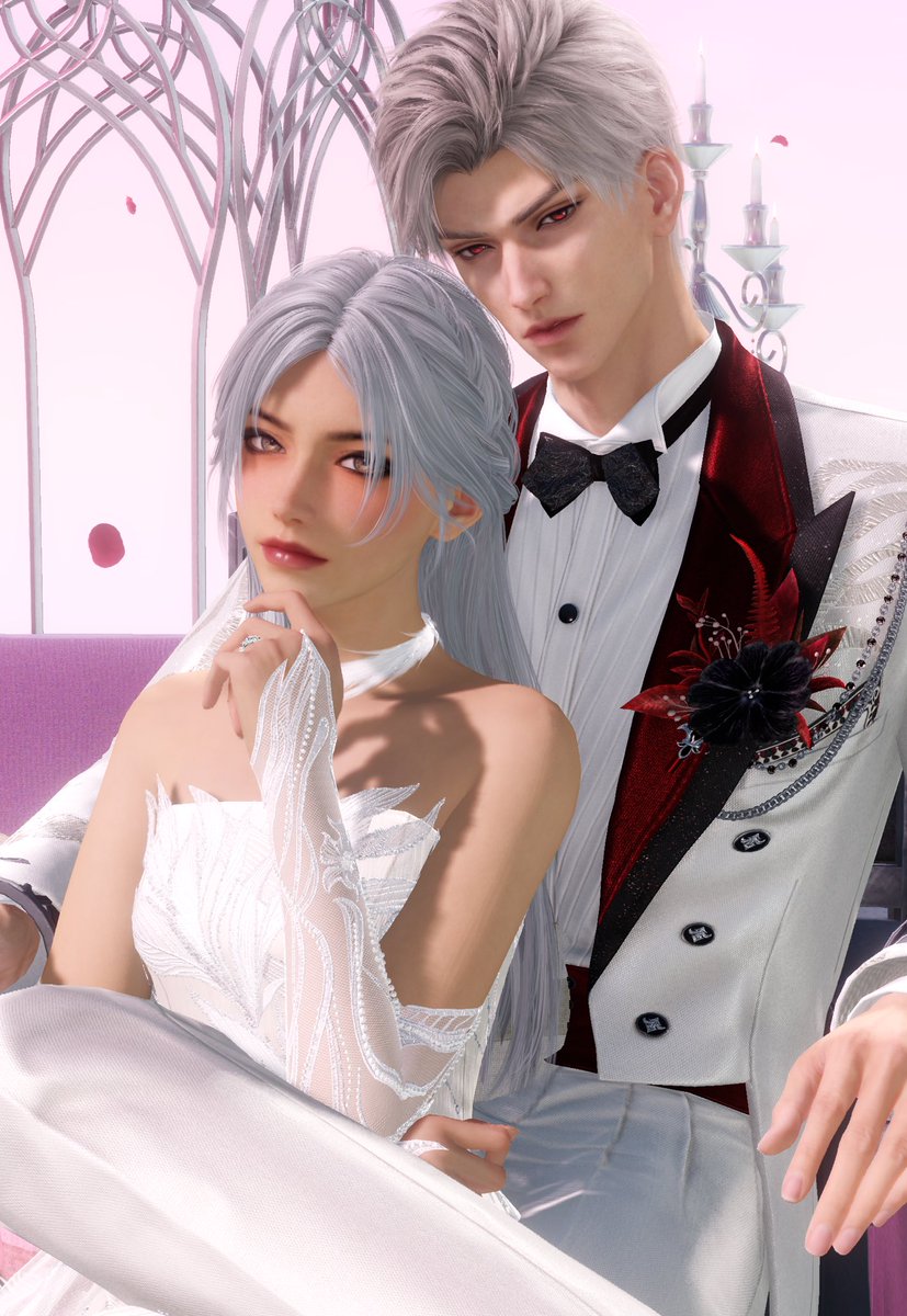 disisthancred's tweet image. Wedding pics 💖
#LoveandDeepspace #Sylus #WitnessedbyDeepspace