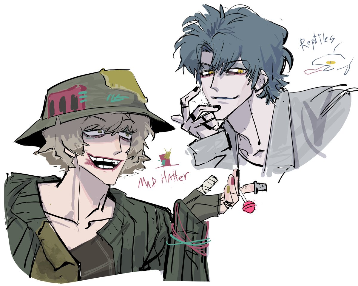 goodcherrydude's tweet image. I    drew   men