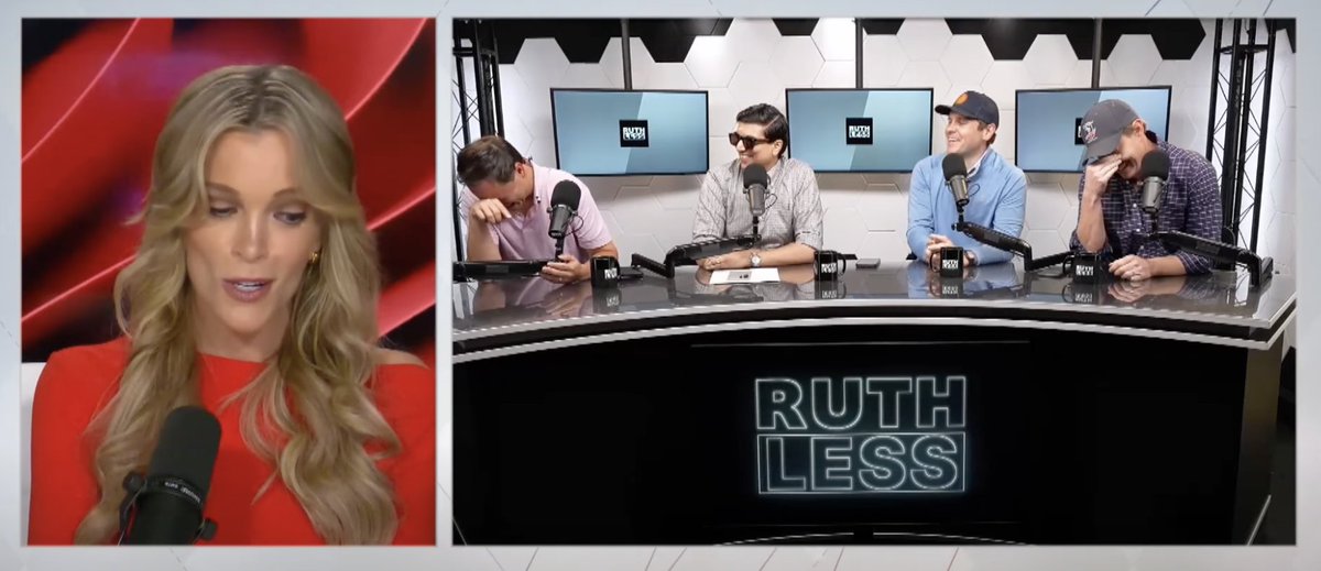 Good times with the fellas from <a href="/RuthlessPodcast/">Ruthless Podcast</a> on the <a href="/MegynKellyShow/">The Megyn Kelly Show</a> today, with <a href="/ComfortablySmug/">Comfortably Smug</a> going off-script and bringing up some fun X action overnight...
youtube.com/watch?v=taFwtY…