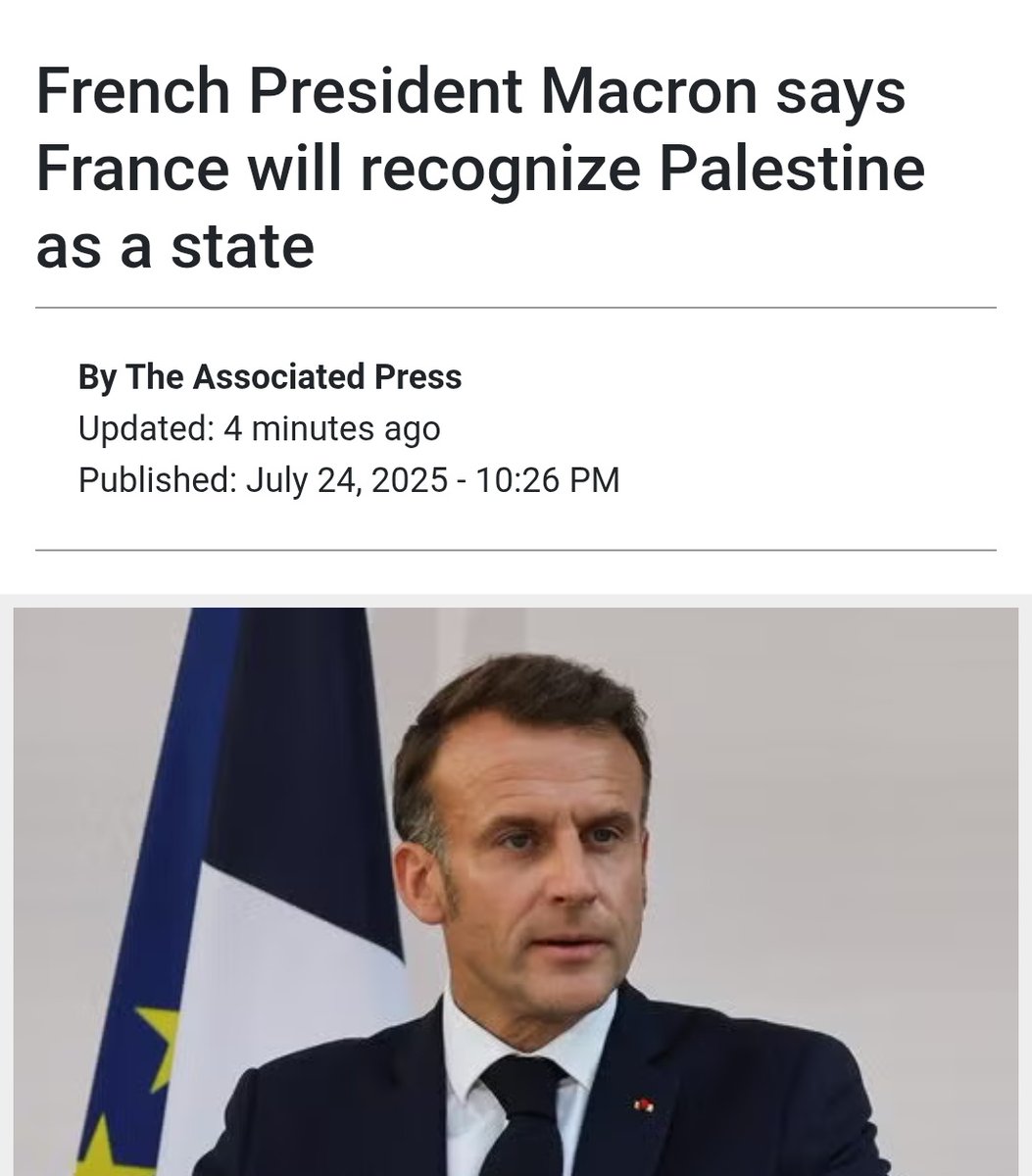 Vichy France 🇫🇷 1940: Happily collaborating with those exterminating Jews

Macron France 🇫🇷 2025: Happily collaborating with those exterminating Jews
