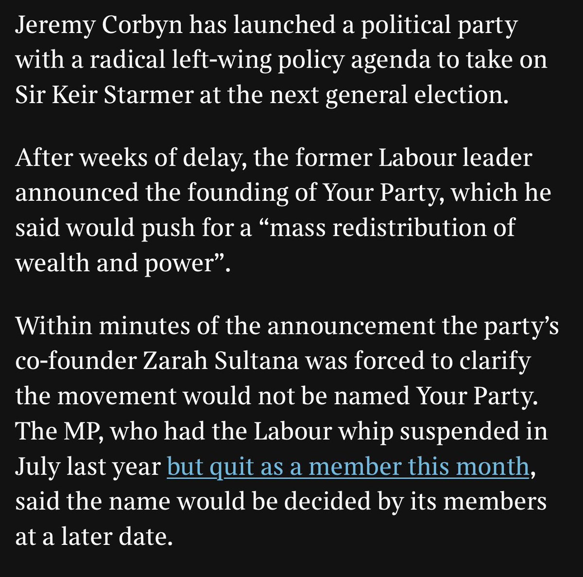 PaulKohlerSW19's tweet image. The Thick Of It pt 94!
A new party proclaiming to have all the answers that doesn’t even know its own name!
You really couldn’t make it up🤦🏻♂️
#YourParty
@zarahsultana
@jeremycorbyn