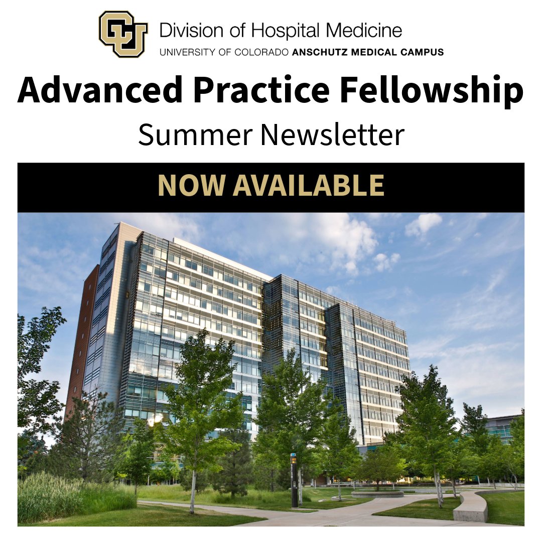 CUDivHospMed's tweet image. Hot off the press📰
Our latest Advanced Practice Fellowship Newsletter is here! Catch up on what’s new, see where our alumni are now, and help us welcome our newest fellows starting this fall!
🔗: bit.ly/4f4fj5Q | #HospitalMedicine #MedEd