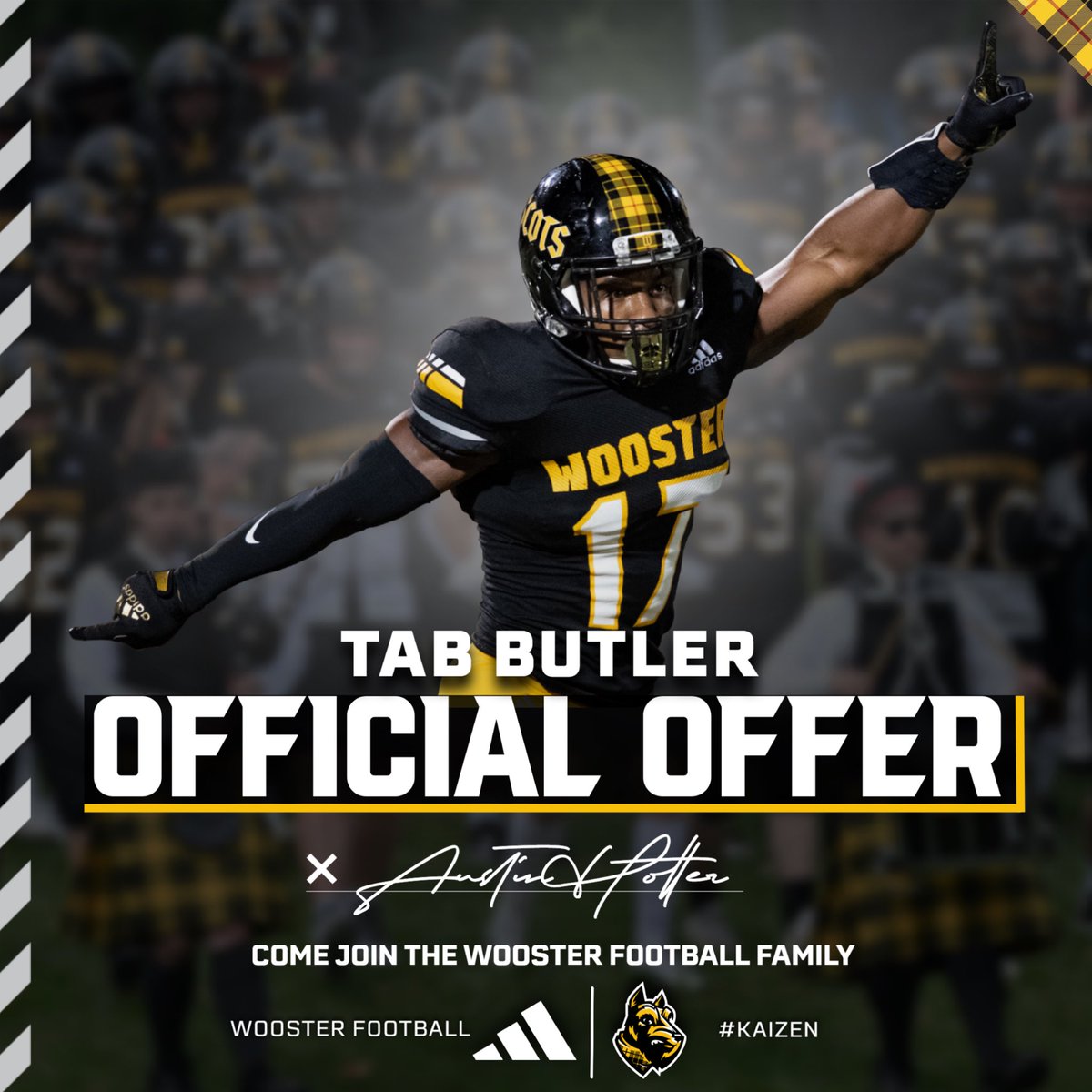 Tab Butler (@tabbutler_08) on Twitter photo Following a great phone call with <a href="/CoachHolter/">Austin Holter</a> I’m excited to say that I’ve received an official 🅾️ffer from <a href="/WoosterFootball/">Wooster Football</a>‼️Thank you to the coaching staff for this amazing opportunity to continue my playing career. <a href="/CoachKJarrett/">Kaleb Jarrett</a> <a href="/CoachTomblinCOW/">Mason Tomblin</a> <a href="/WesleyanWolves/">Wesleyan Wolves</a> <a href="/WesleyanFB97/">Wesleyan Football</a> Following a great phone call with <a href="/CoachHolter/">Austin Holter</a> I’m excited to say that I’ve received an official 🅾️ffer from <a href="/WoosterFootball/">Wooster Football</a>‼️Thank you to the coaching staff for this amazing opportunity to continue my playing career. <a href="/CoachKJarrett/">Kaleb Jarrett</a> <a href="/CoachTomblinCOW/">Mason Tomblin</a> <a href="/WesleyanWolves/">Wesleyan Wolves</a> <a href="/WesleyanFB97/">Wesleyan Football</a>