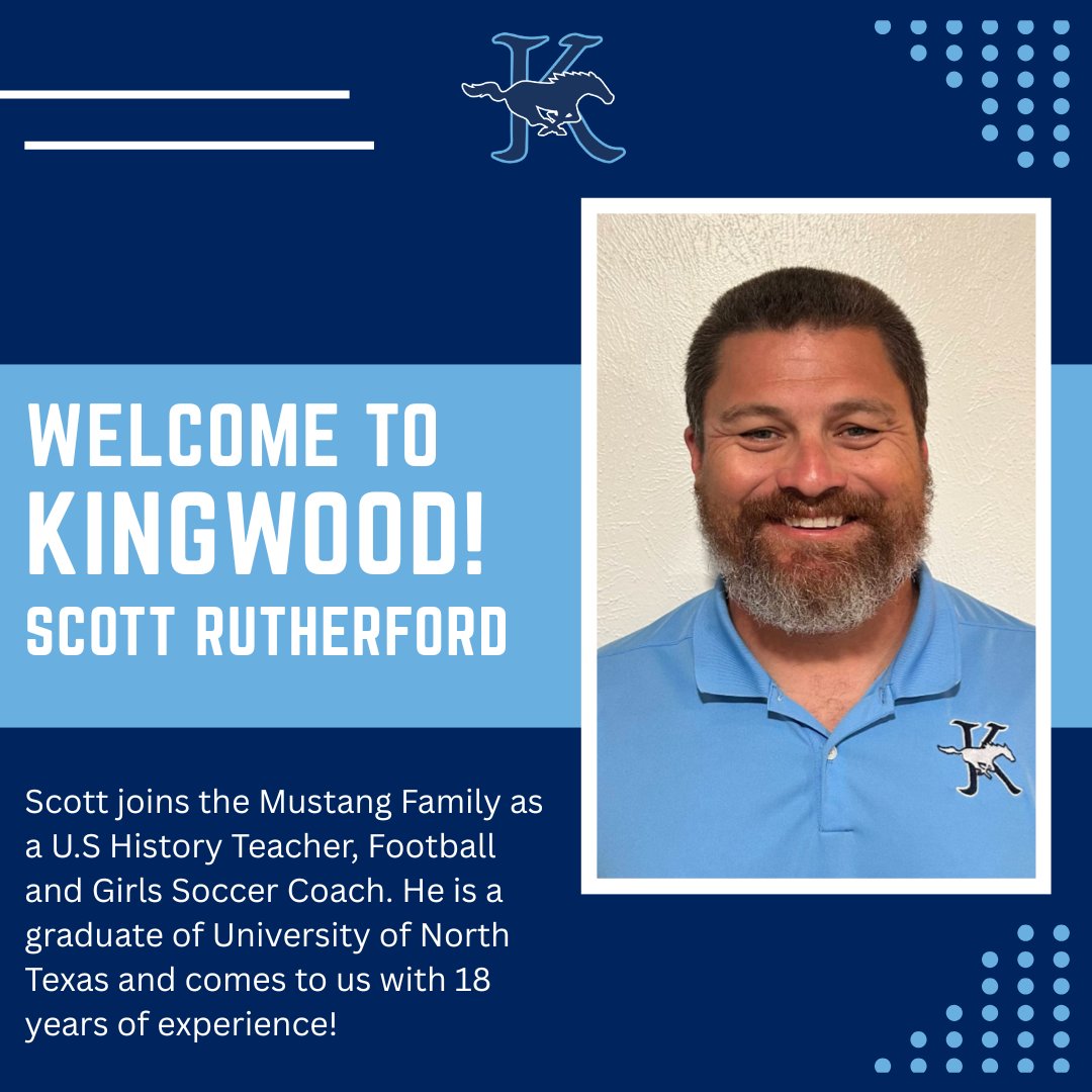 HumbleISD_KHS's tweet image. Welcome to Kingwood Scott!
@HumbleISD
#mustangfamily #kingwood