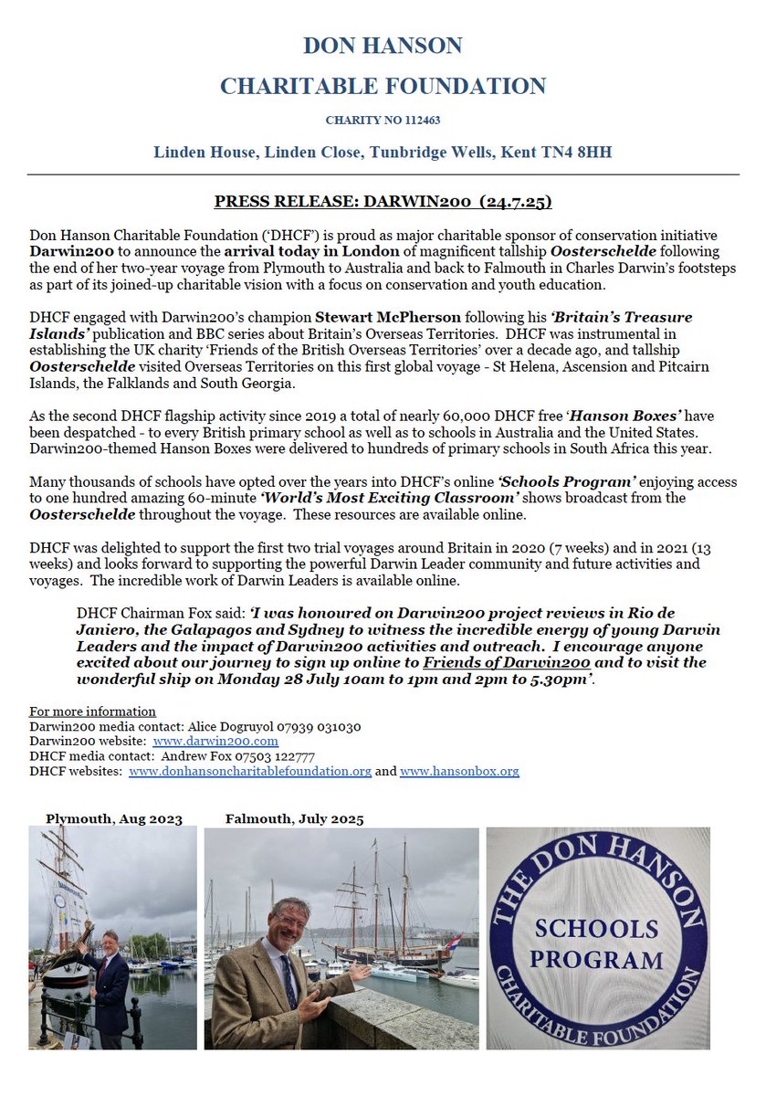 Don Hanson Charitable Foundation tweet media